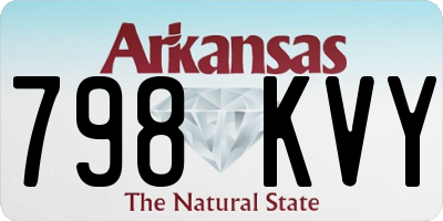AR license plate 798KVY