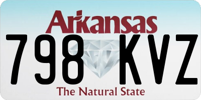 AR license plate 798KVZ