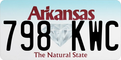 AR license plate 798KWC