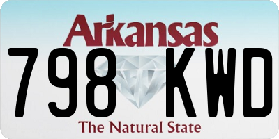 AR license plate 798KWD