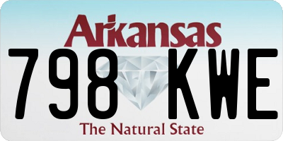 AR license plate 798KWE