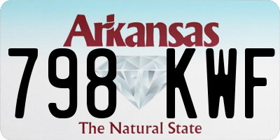 AR license plate 798KWF