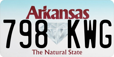 AR license plate 798KWG