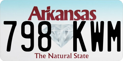 AR license plate 798KWM
