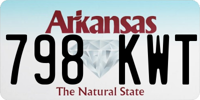 AR license plate 798KWT