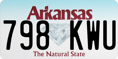 AR license plate 798KWU