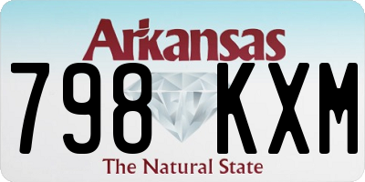AR license plate 798KXM