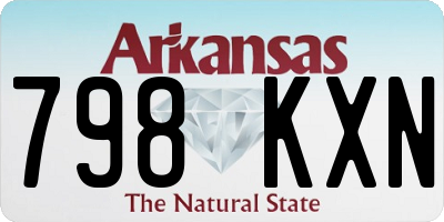 AR license plate 798KXN