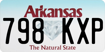 AR license plate 798KXP