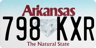 AR license plate 798KXR