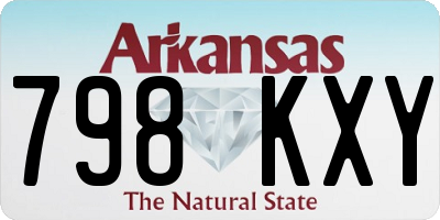 AR license plate 798KXY