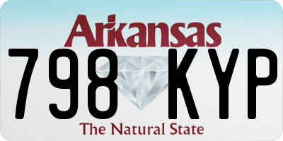 AR license plate 798KYP