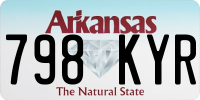 AR license plate 798KYR