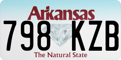 AR license plate 798KZB