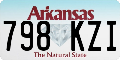 AR license plate 798KZI