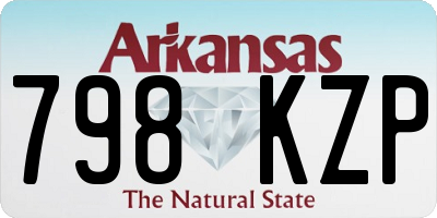 AR license plate 798KZP
