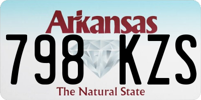 AR license plate 798KZS