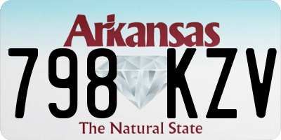 AR license plate 798KZV