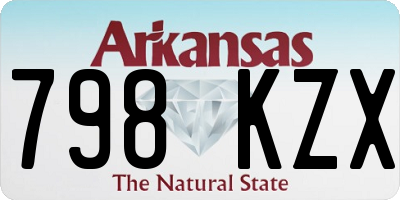 AR license plate 798KZX