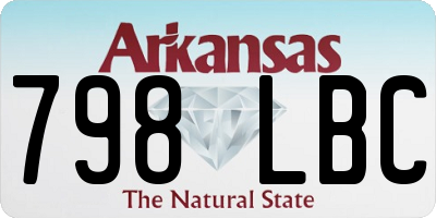 AR license plate 798LBC