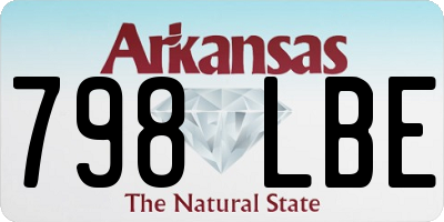 AR license plate 798LBE