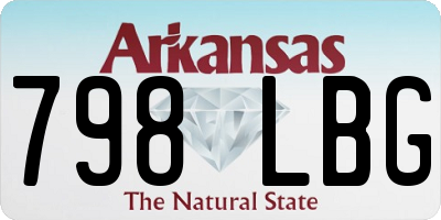AR license plate 798LBG