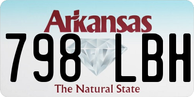 AR license plate 798LBH