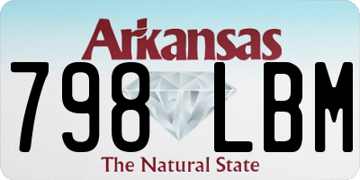 AR license plate 798LBM