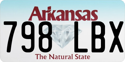 AR license plate 798LBX