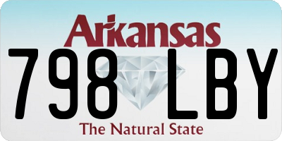 AR license plate 798LBY