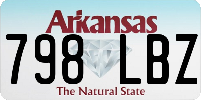 AR license plate 798LBZ