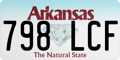 AR license plate 798LCF