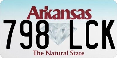 AR license plate 798LCK