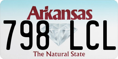 AR license plate 798LCL