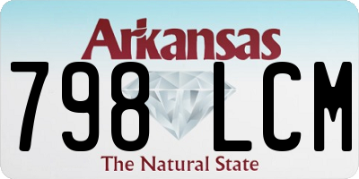 AR license plate 798LCM