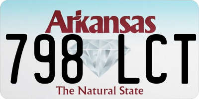 AR license plate 798LCT