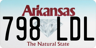 AR license plate 798LDL