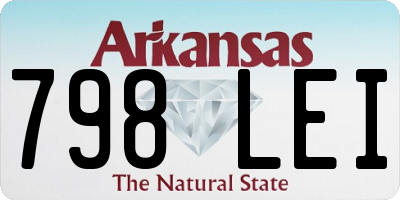 AR license plate 798LEI