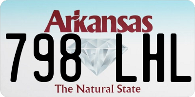 AR license plate 798LHL