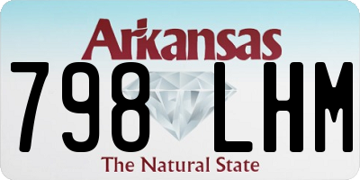 AR license plate 798LHM