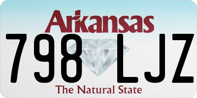 AR license plate 798LJZ