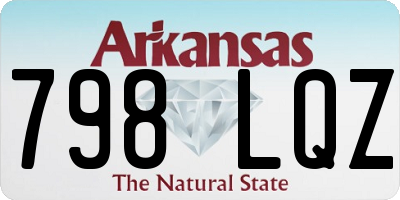 AR license plate 798LQZ