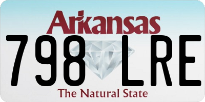 AR license plate 798LRE