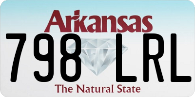 AR license plate 798LRL