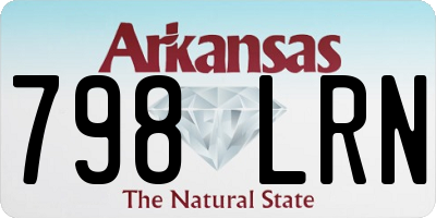 AR license plate 798LRN