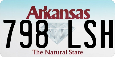 AR license plate 798LSH
