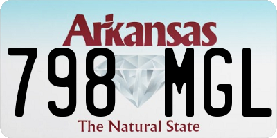 AR license plate 798MGL