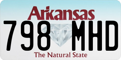 AR license plate 798MHD