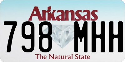 AR license plate 798MHH