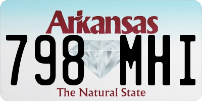 AR license plate 798MHI